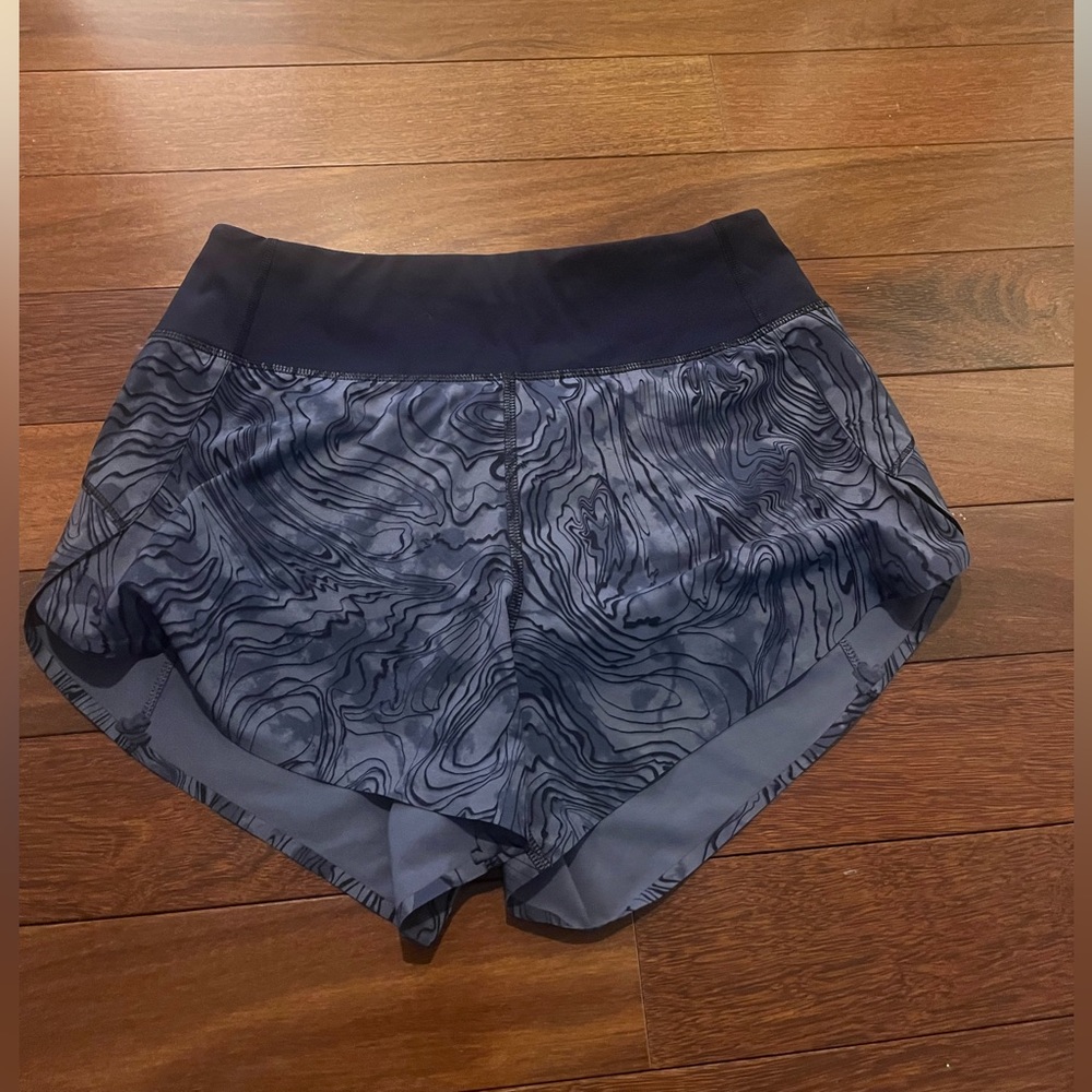Athleta navy blue work out shorts